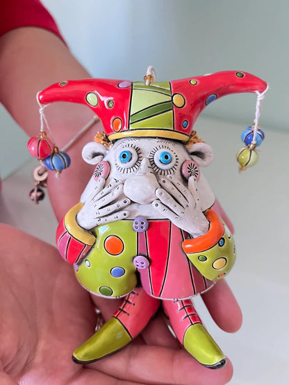 🔥Today's special offer 48% OFF 🌈Colorful Jester Bell Ornaments