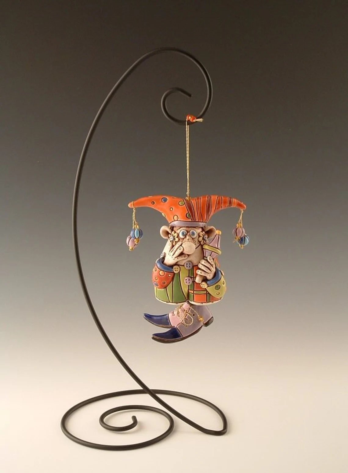 🔥Today's special offer 48% OFF 🌈Colorful Jester Bell Ornaments