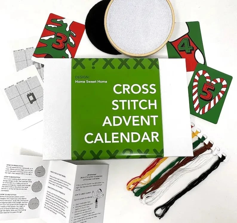 🎁Early Christmas Sale-49% Off😍Cross Stitch Advent Calendar
