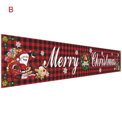 🔥Last Day 49% OFF NOW🎄Christmas Outdoor Banner Flag Pulling