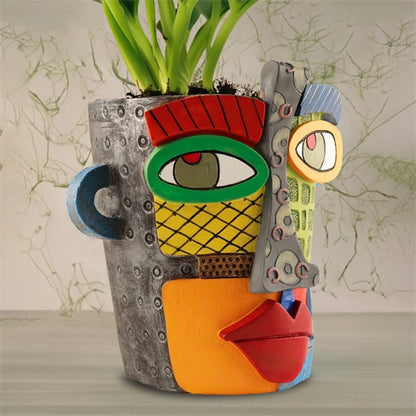 🔥Last Day 49% OFF😍Handmade Picasso Brutalist Abstract Beauty Face Flower Pot💥FREE SHIPPING TODAY!