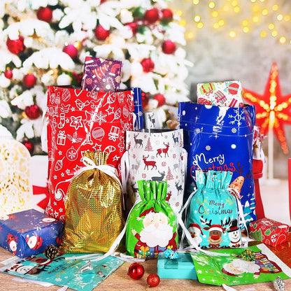 🎄Christmas Sale 49% OFF🎁Christmas Drawstring Gift Bags