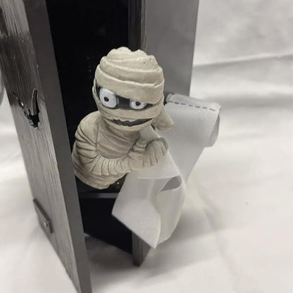 💀Funny Outhouse Mummy Toy❤️